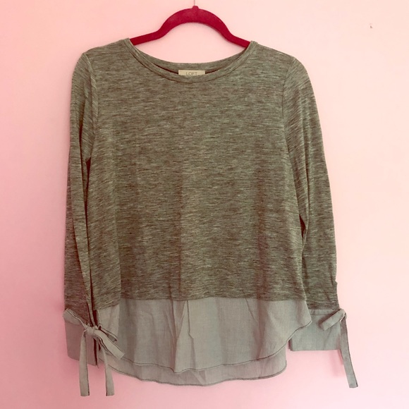 LOFT Tops - Loft Shirt with wrist ties